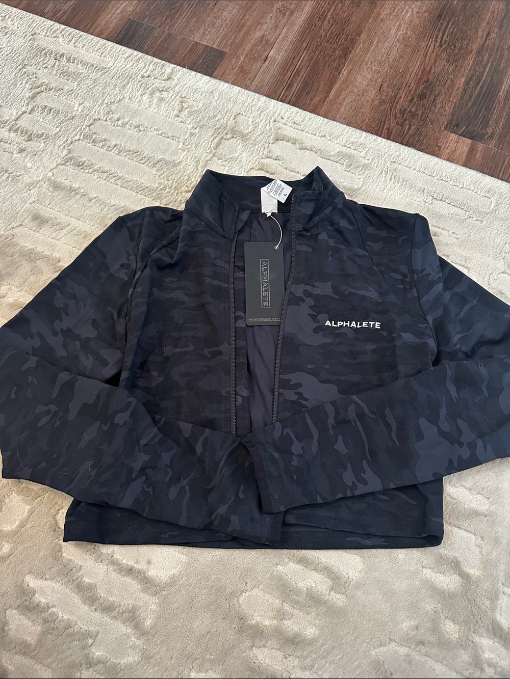 Alphalete Dark Camo Full-Zip Jacket